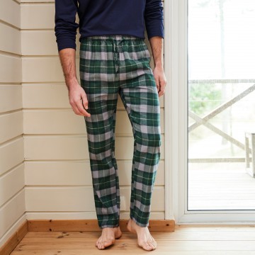 Pantalon pyjama flanelle carreaux