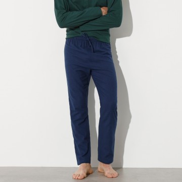 Pantalon pyjama flanelle unie