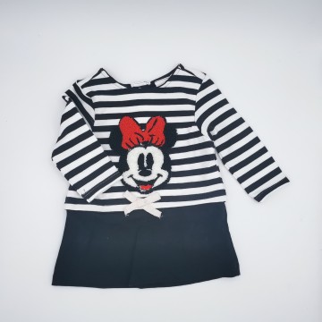 Robe maille "Minnie" bébé fille