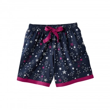 Short imprimé étoiles - jersey coton