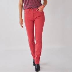 Pantalon droit stretch uni