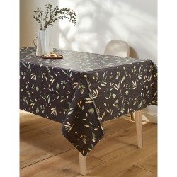 Nappe toile cirée imprimé ronde diamètre 140 cm