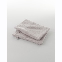 Lot de 4 gants éponge coton - 350g/m²