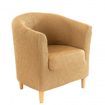 Housse extensible jacquard gaufré - fauteuil cabriolet