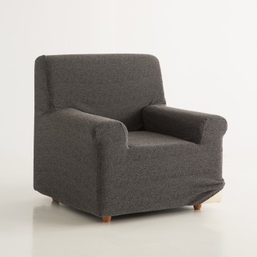 Housse extensible jacquard chiné fauteuil