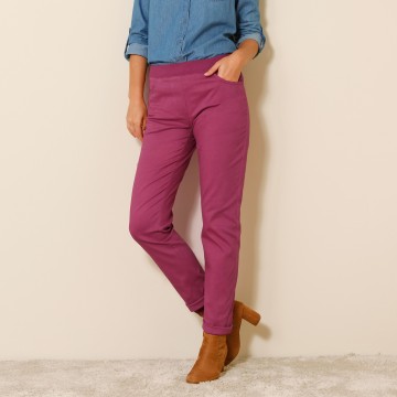 Pantalon coupe "boyfriend" ultra confort