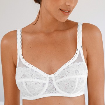 Soutien-gorge Coeur Croisé emboîtant - avec armatures