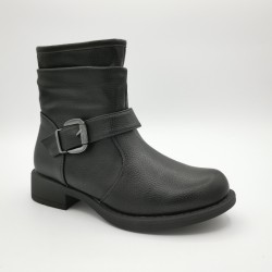 Boots avec sangle femme