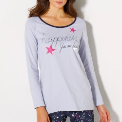 Tee-shirt manches longues - jersey coton