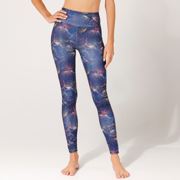 Legging imprimé effet peinture