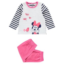 Pyjama velours "Minnie" bébé fille