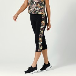 Legging 3/4 bande imprimée