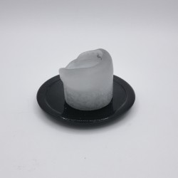 Plateau en verre - Diamètre 14 cm