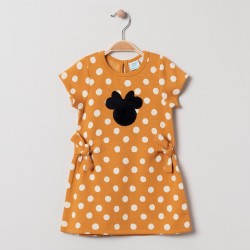 Robe manches courtes en maille "Minnie" bébé fille