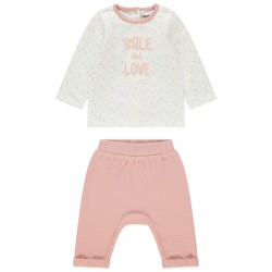 Ensemble tee-shirt et pantalon bébé fille