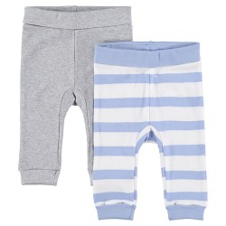 Lot de 2 pantalons en jersey bébé garçon