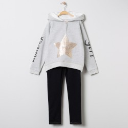 Ensemble de jogging en molleton fille