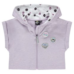 Gilet court en molleton "SmileyWorld" fille