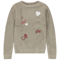 Pull en maille épaisse fille