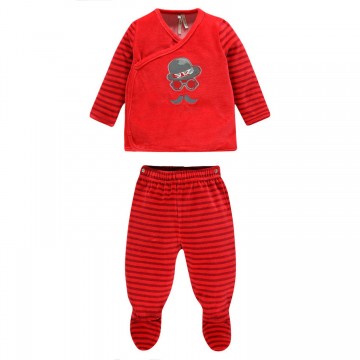 Pyjama en velours bébé garçon