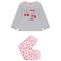 Pyjama imprimé cerises bébé fille