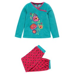 Pyjama long en velours fille