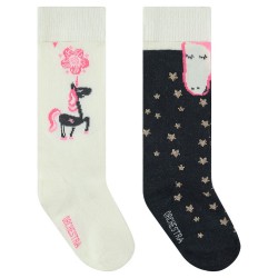 Lot de 2 collants épais bébé fille