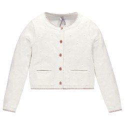 Gilet en coton et laine fille