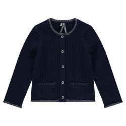 Gillet en tricot bébé fille