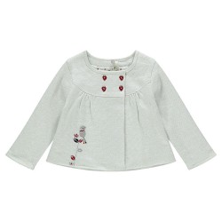 Gilet molleton bébé fille