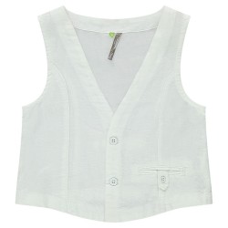 Gilet serveur de cérémonie avec poche bébé garçon