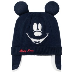 Bonnet en tricot "Mickey" bébé garçon