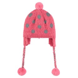 Bonnet péruvien en tricot doublé sherpa fille