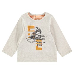 Tee-shirt manches longues réversible bébé garçon