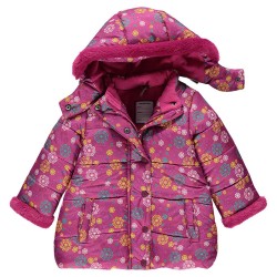 Parka doublé polaire bébé fille