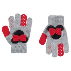 Gants en tricot "Minnie" fille