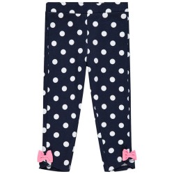 Legging à pois et noeuds roses "Minnie" fille