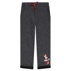 Pantalon en molleton chiné "Minnie" fille