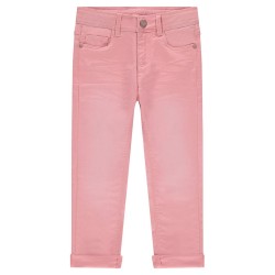 Pantalon en twill fille effet used