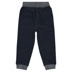 Pantalon uni en molleton garçon