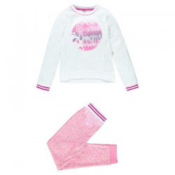 Pyjama long en molleton fille