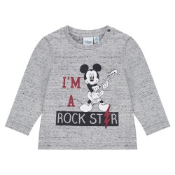 Tee-shirt manches longues "Mickey" bébé garçon