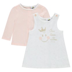 Ensemble robe et tee-shirt "SmileyWorld" bébé fille