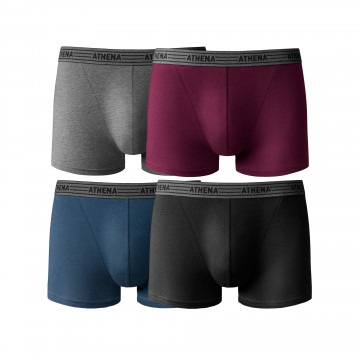 Boxer Basic Coton - lot de 4