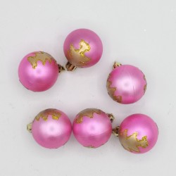 Lot de 6 boules de Noël