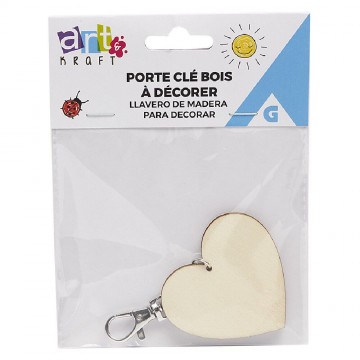 Porte-clé en bois à personnaliser