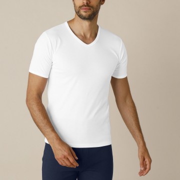 Tee-shirt sous-vêtement homme col V - lot de 2