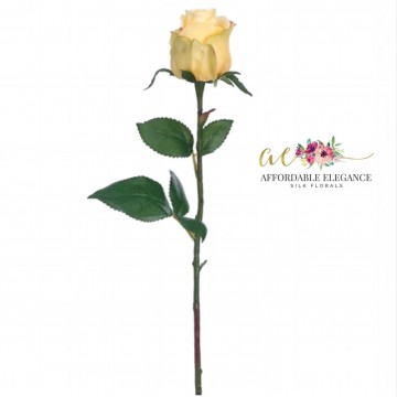 Rose jaune artificielle