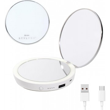 Miroir lumineux "Powerbank"