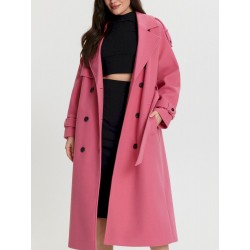 Manteau avec ceinture à nouer